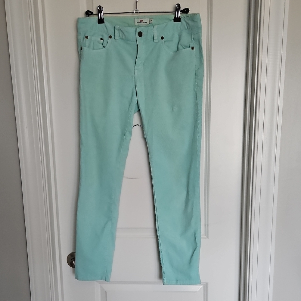 Vineyard Vines Pastel Mint Corduroy Pants